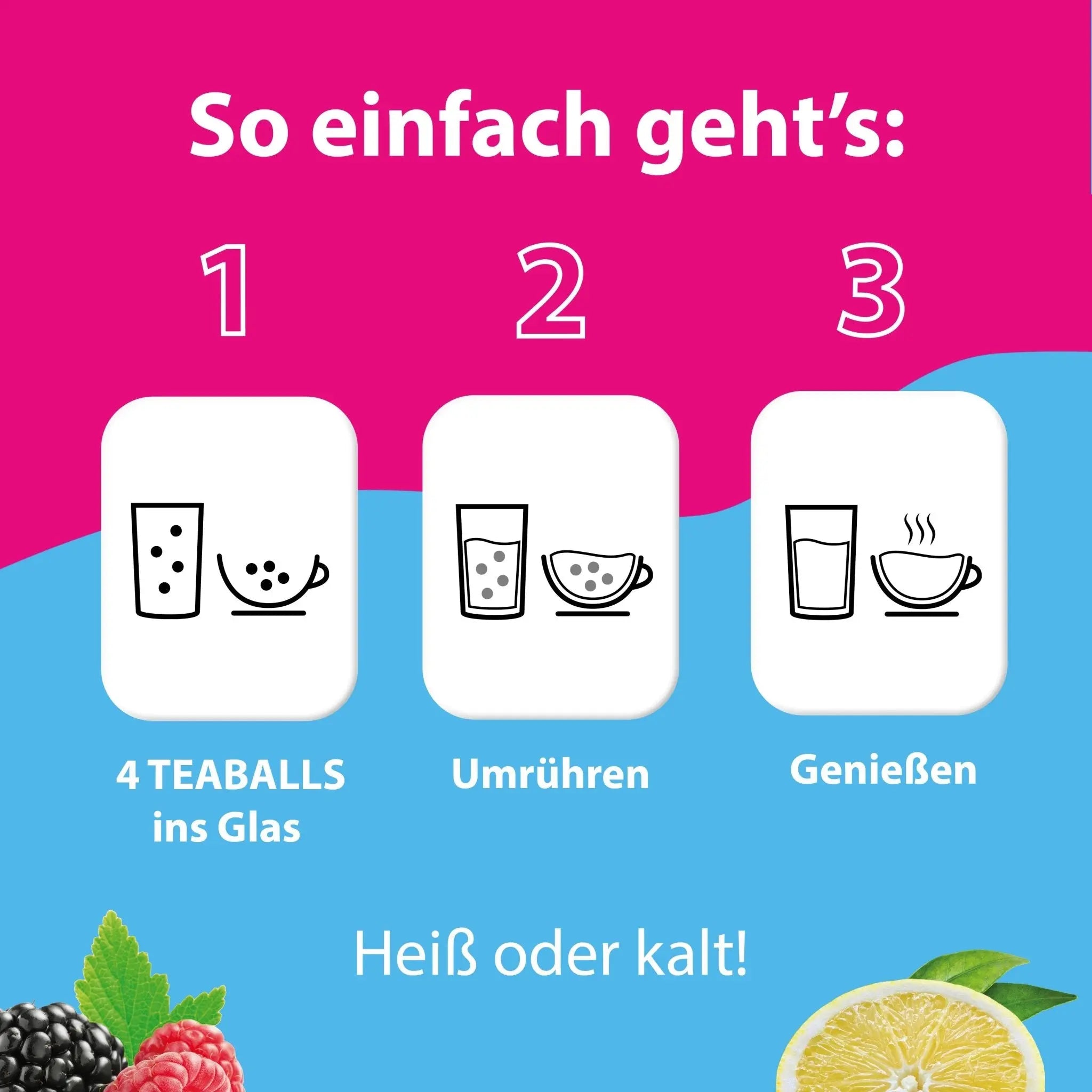 TEABALLS - HIMBEERE - TEABALLS GmbH