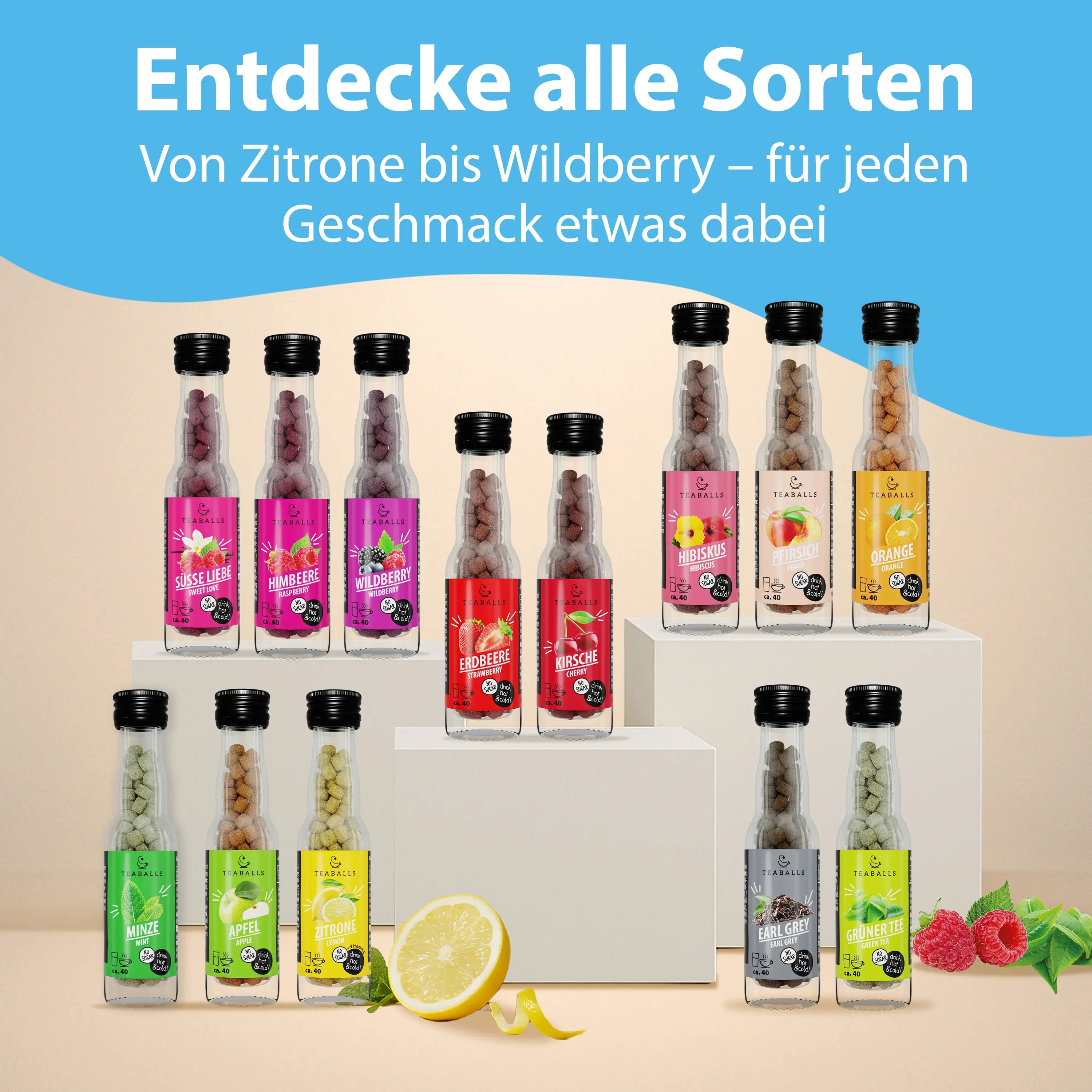 TEABALLS - PFIRSICH - TEABALLS GmbH