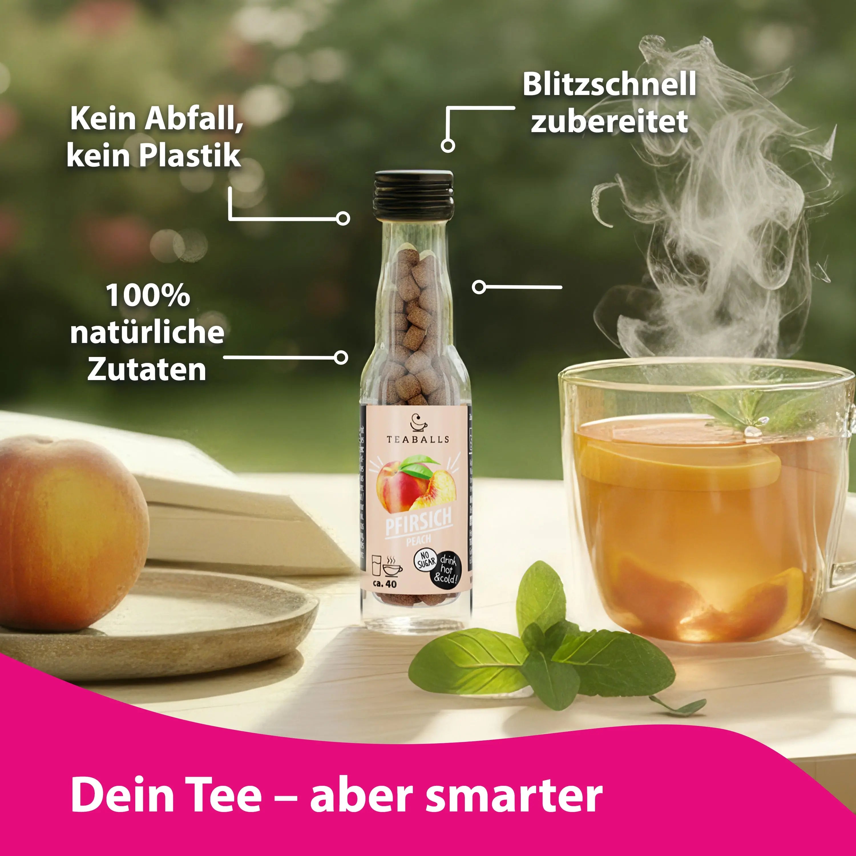 TEABALLS - PFIRSICH - TEABALLS GmbH