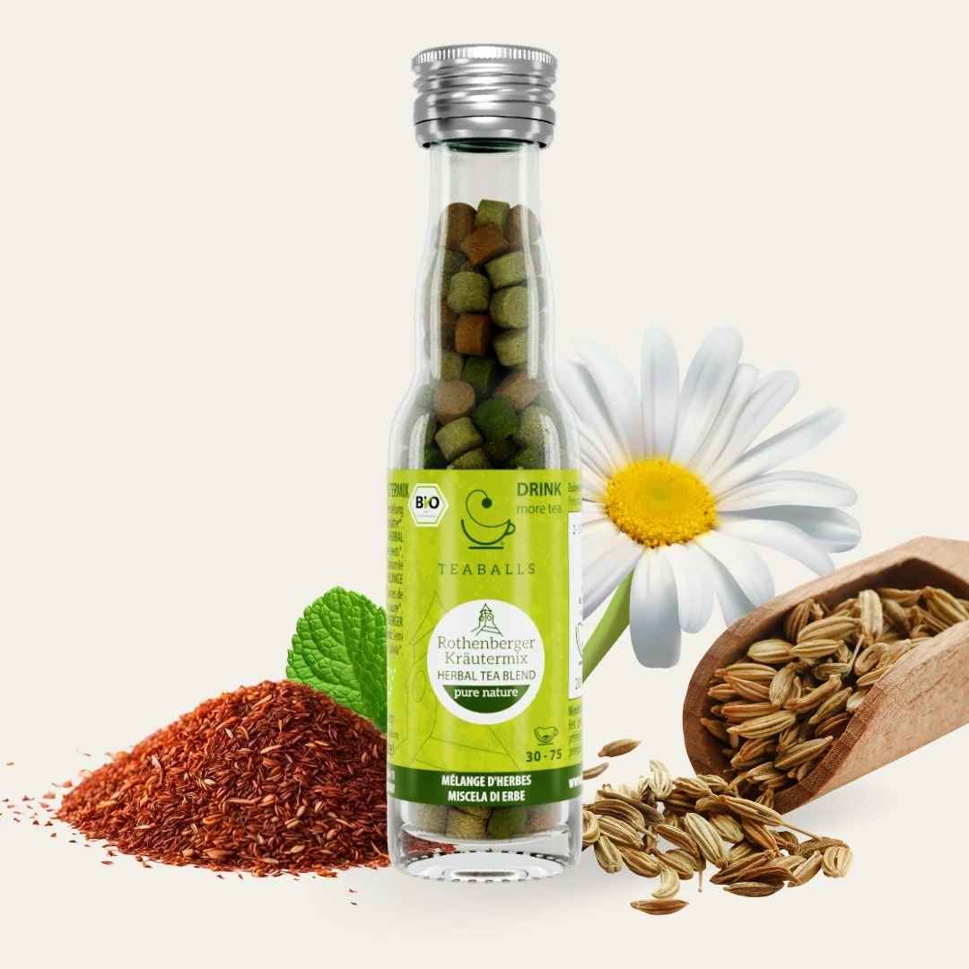TEABALLS – Rothenberger Kräutermix Bio | pure nature | 30-75 Tassen - Teaballs