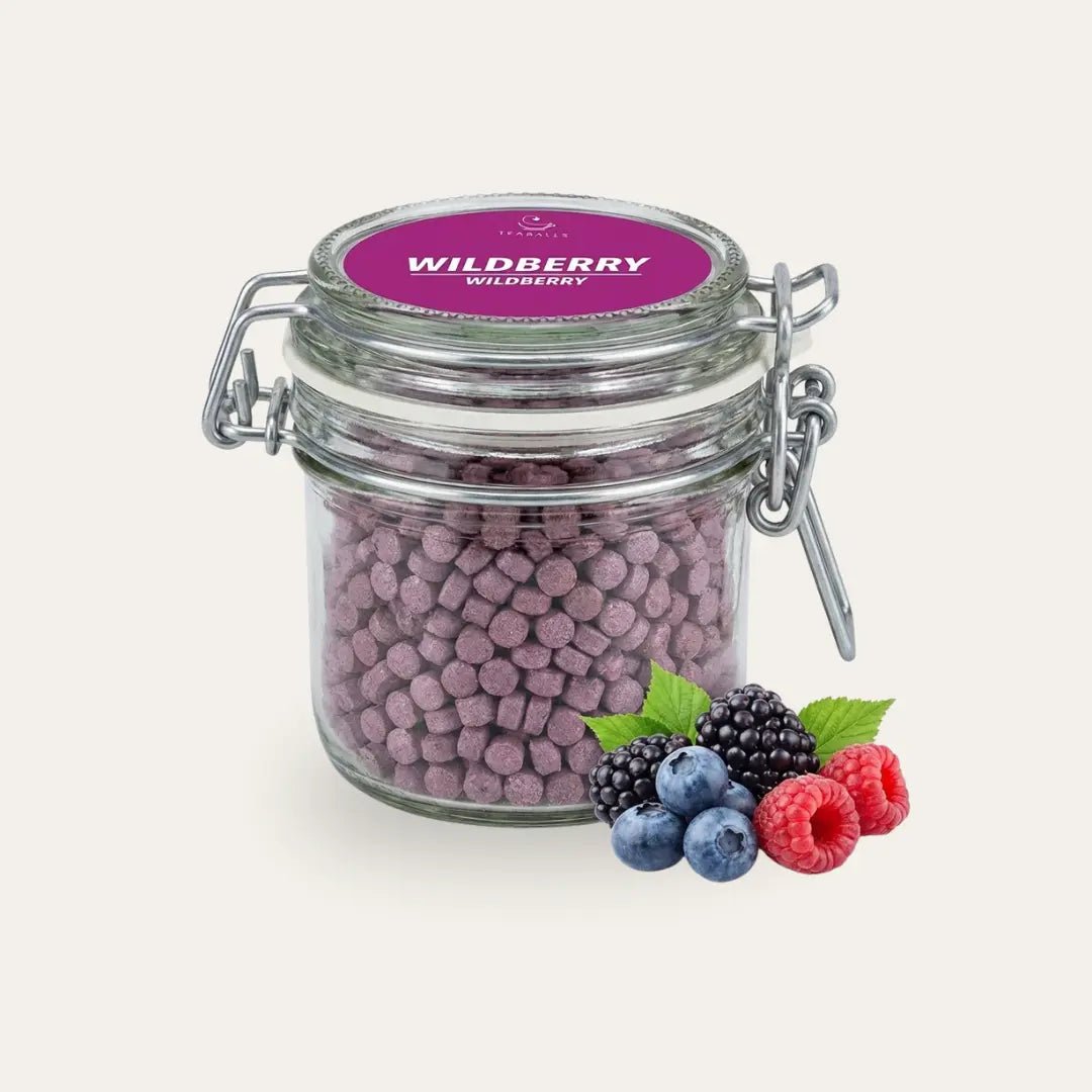 TEABALLS WILDBERRY – 266 Tassen Vorratsglas - TEABALLS GmbH