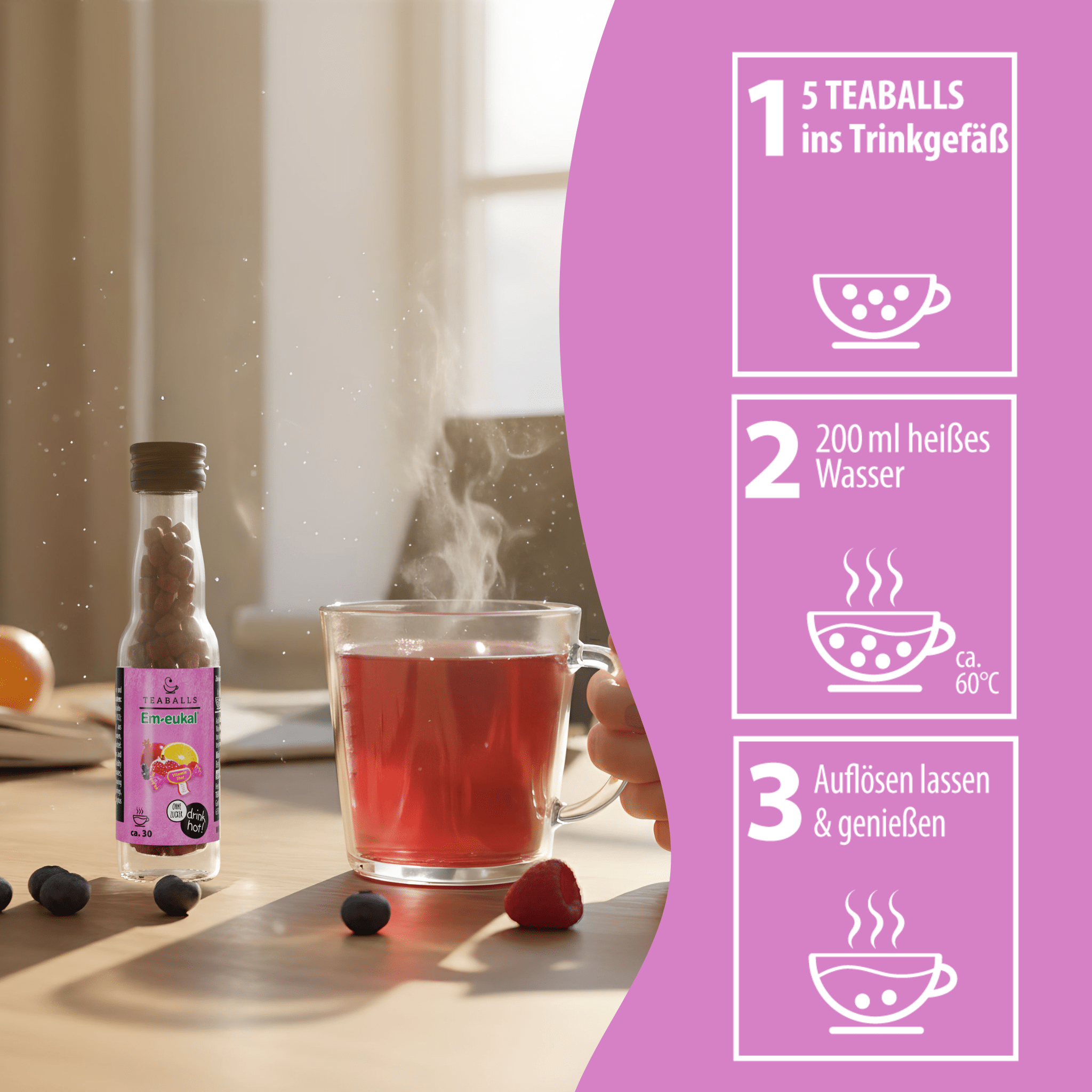 TEABALLS x Em - eukal Vitamin Shot - TEABALLS GmbH