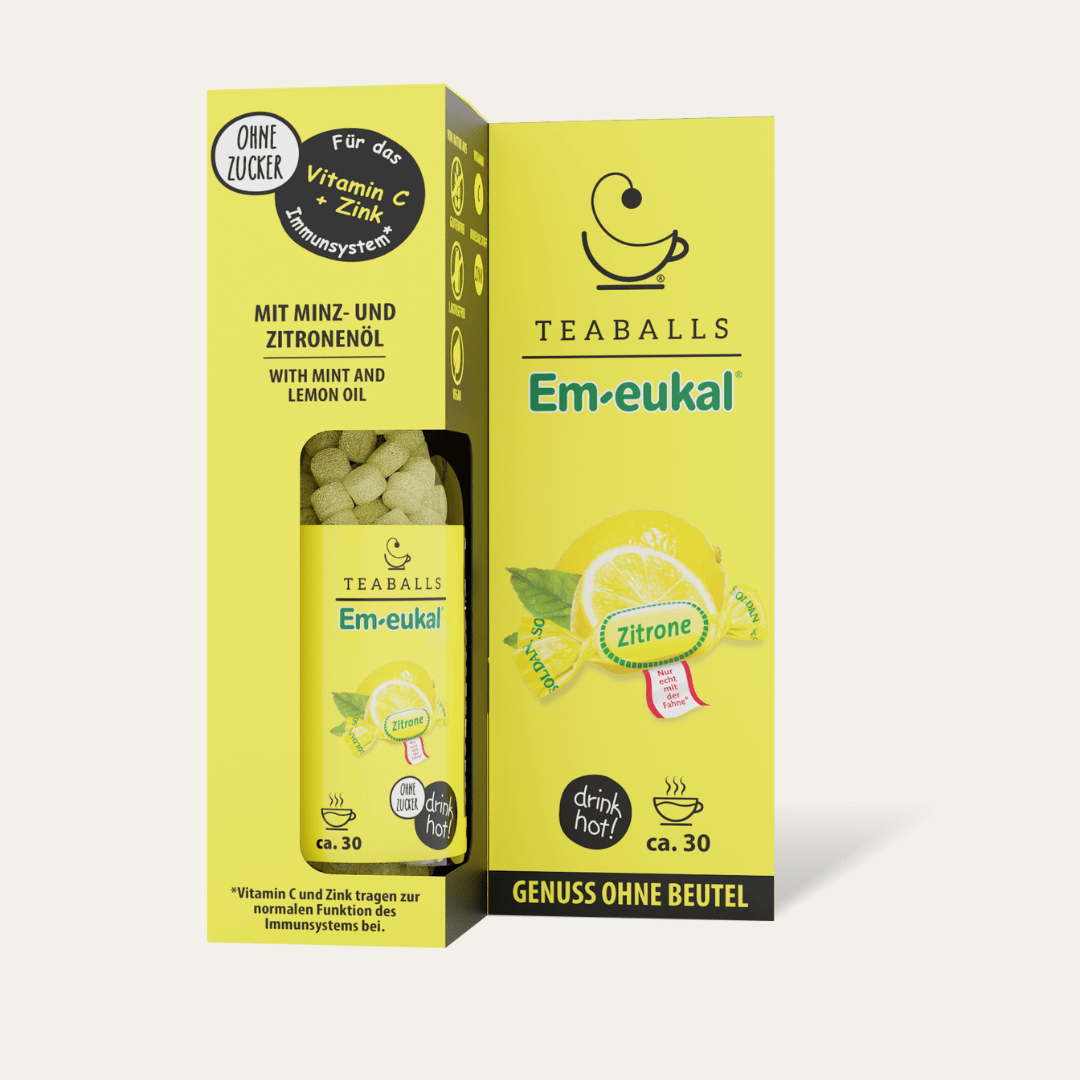 TEABALLS x Em - eukal Zitrone - TEABALLS GmbH