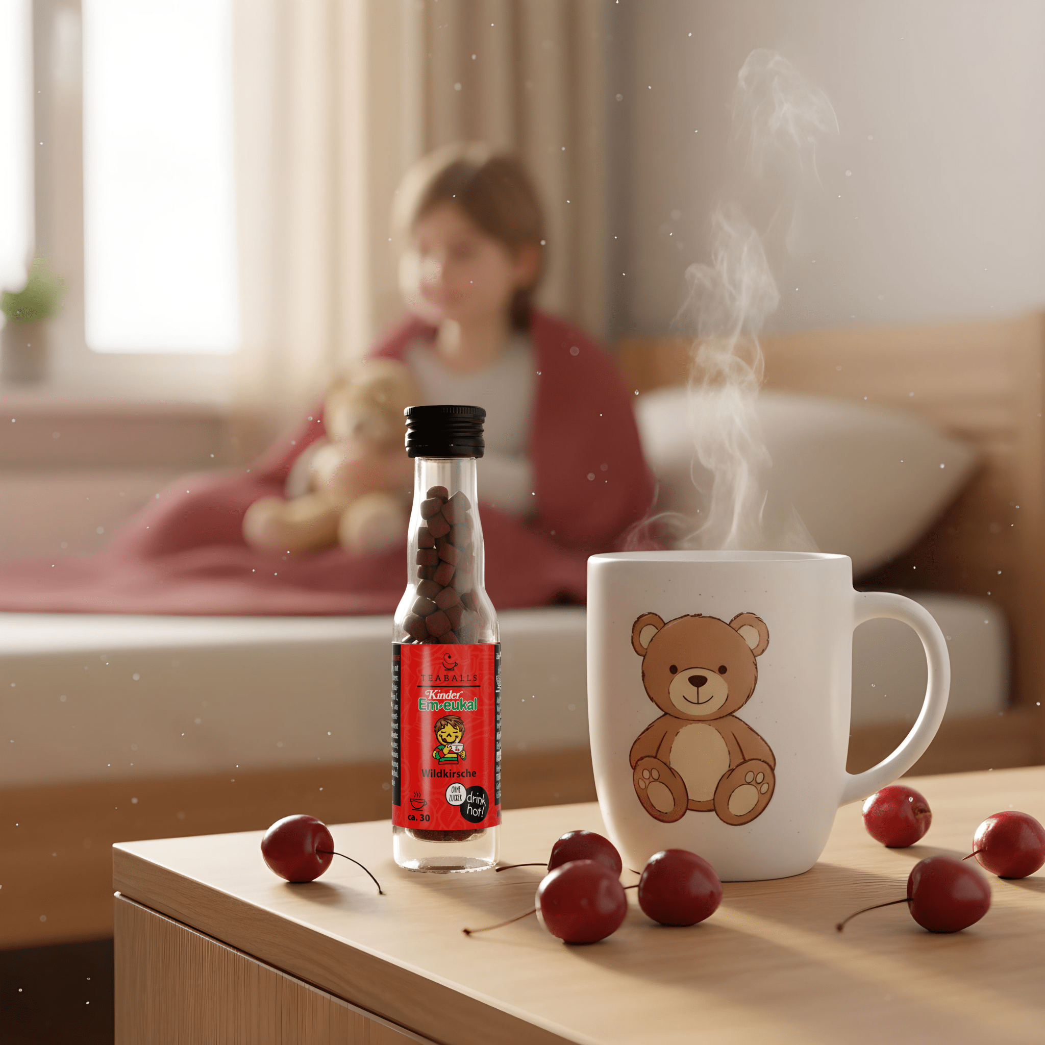 TEABALLS x Kinder Em - eukal Wildkirsche - TEABALLS GmbH