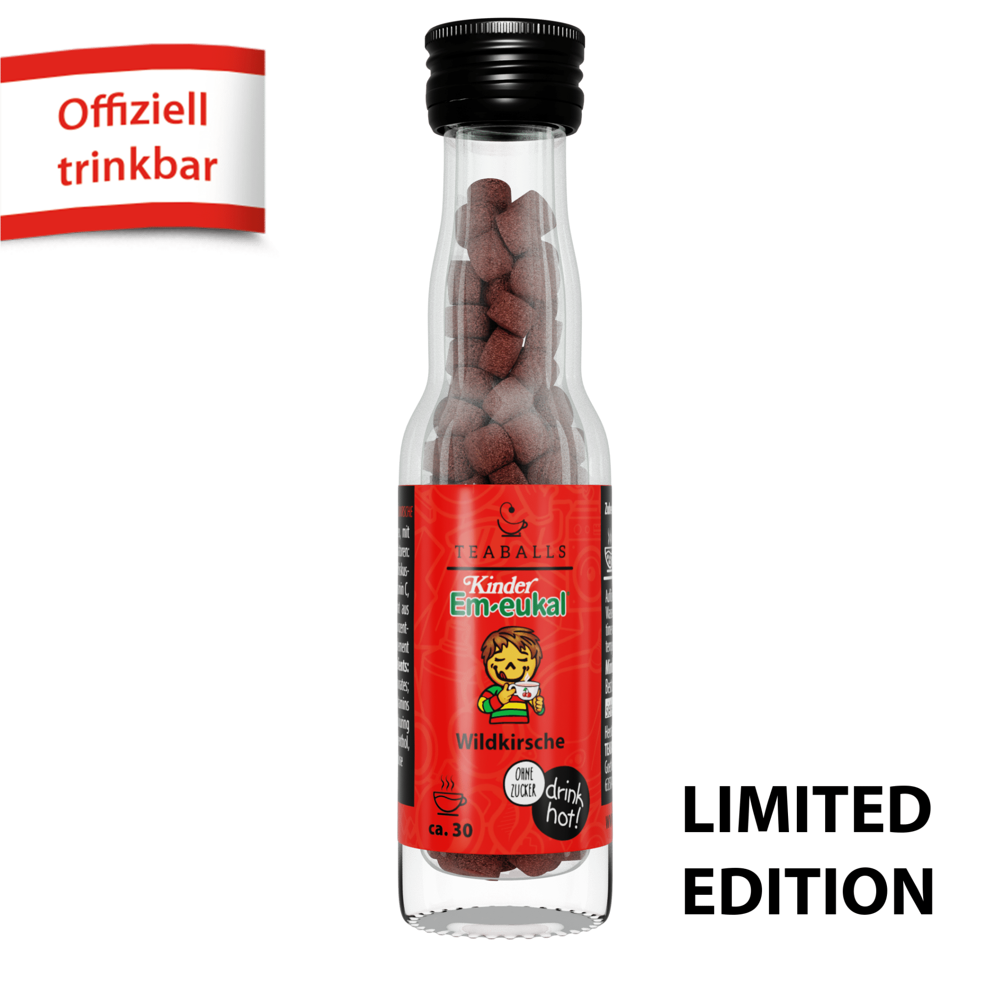TEABALLS x Kinder Em - eukal Wildkirsche - TEABALLS GmbH