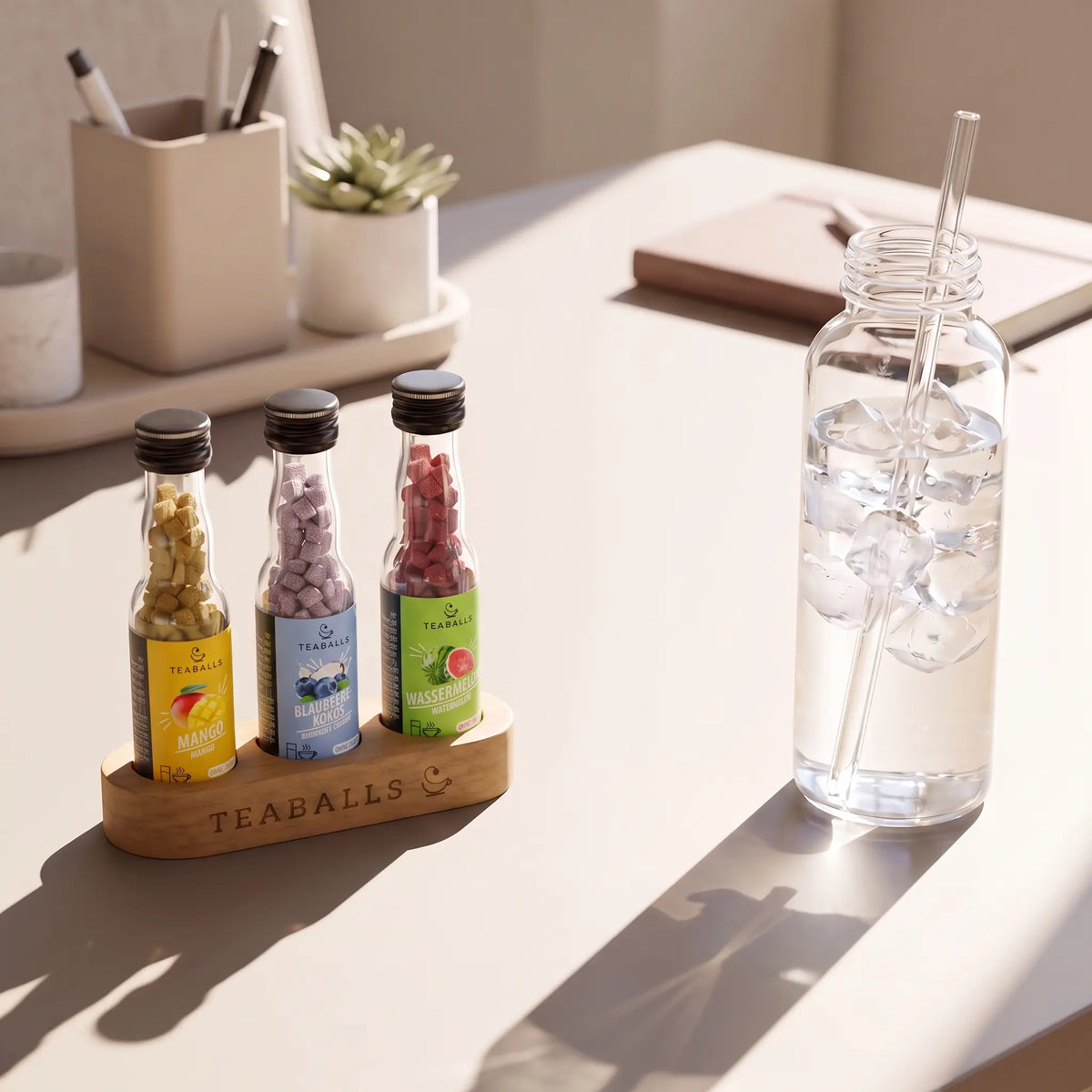 TEABALLS Urlaubs-Trio Set - Mango • Blaubeere-Kokos • Wassermelone
