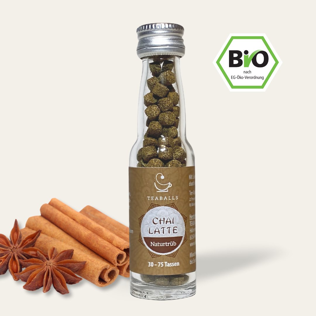 5er Set Big Pure | Bio Tee | Ingwer-Kurkuma, Chai Latte, Kräutertees im Mix - Teaballs