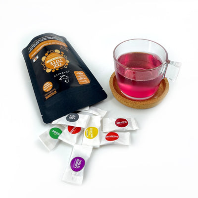 5er Set Black Selection Probiertüte | 5x10 Sorten zum Testen | 100-200 Tassen Tee - Teaballs