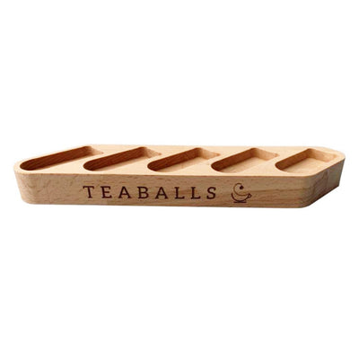 Premium Holzaufsteller für 5 Spender - Teaballs