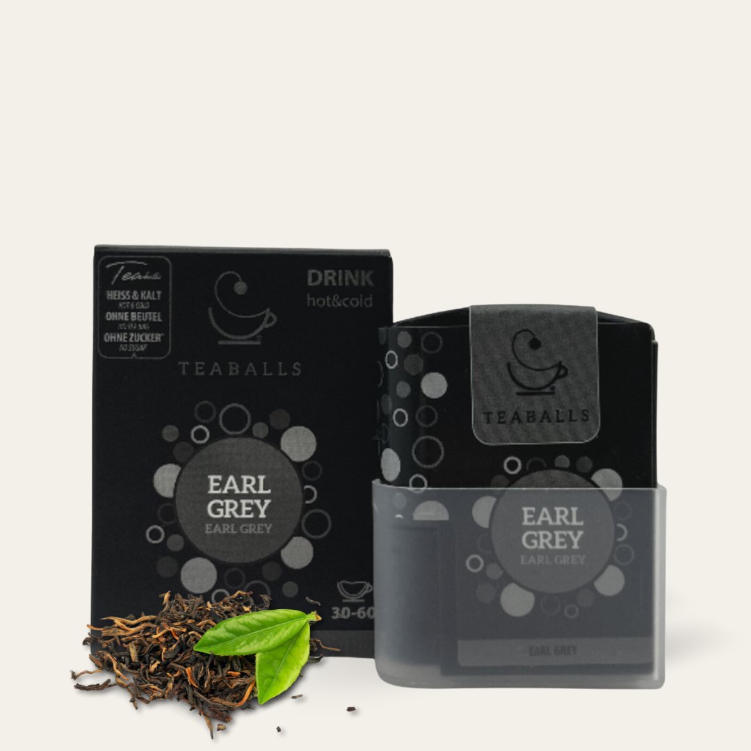 TEABALLS – Earl Grey Black Dosierspender | 30-60 Tassen - Teaballs