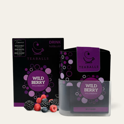 TEABALLS - Wildberry Black Dosierspender | 30-60 Tassen - Teaballs